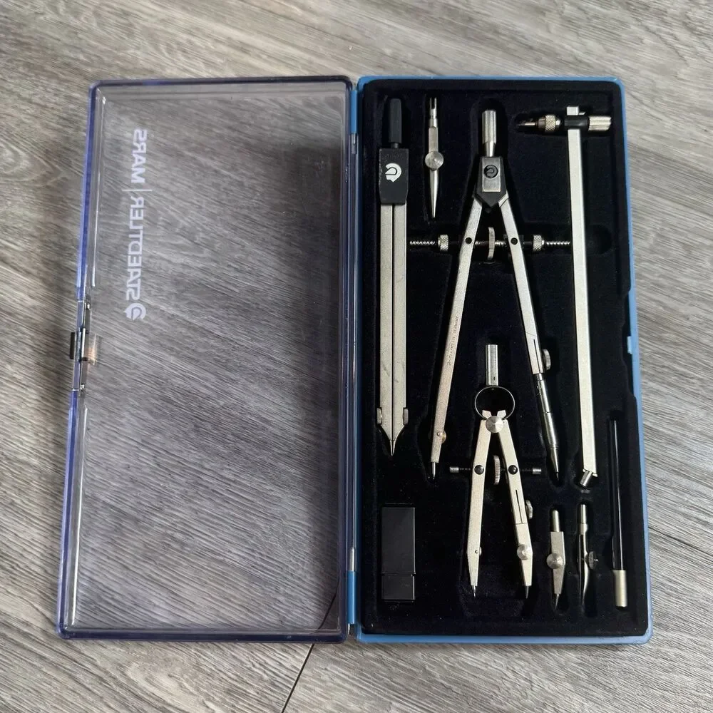 Vintage Staedlter Mars - Superbow Technical Drawing Instrument Set 553 09 A6